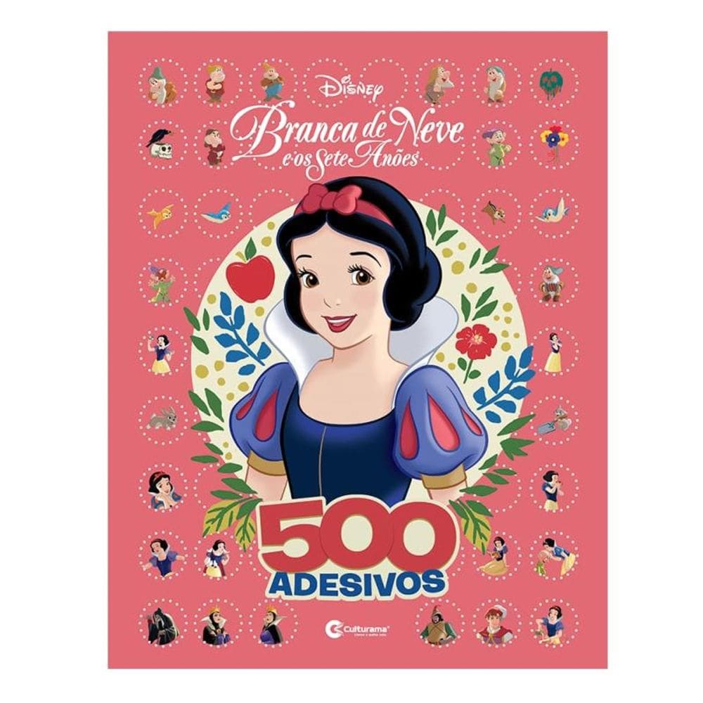 500 Adesivos Branca De Neve - Culturama