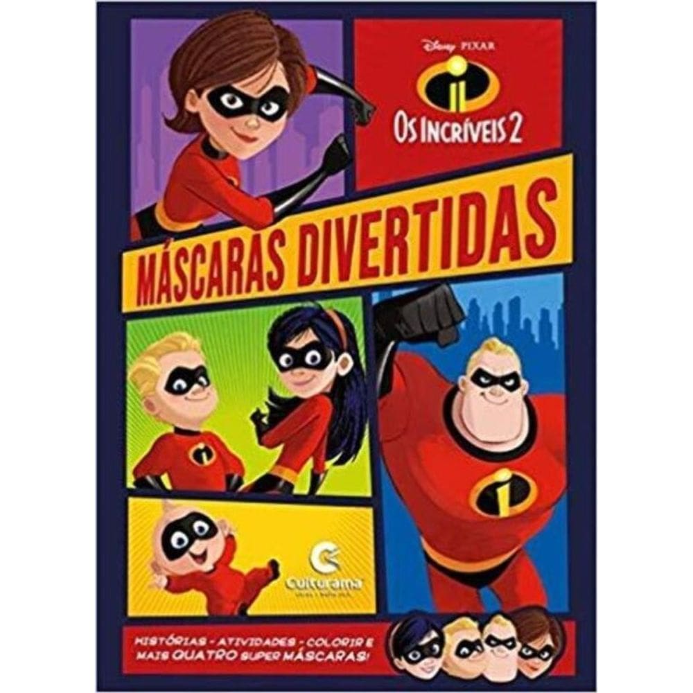 Máscaras Divertidas os Incríveis 2