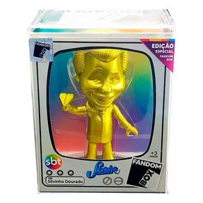 Boneco Silvinho Dourado SBT Fandom Box Edição Especial 3681 - Lider