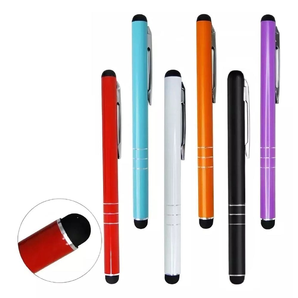 Kit 10 Canetas Touch Screen Universal Para Celular E Tablet