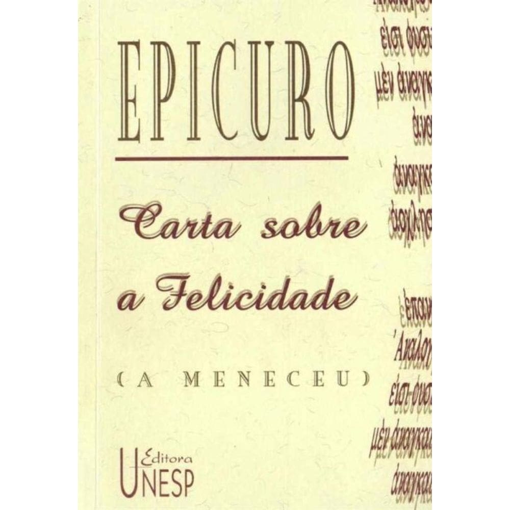 Carta Sobre a Felicidade
