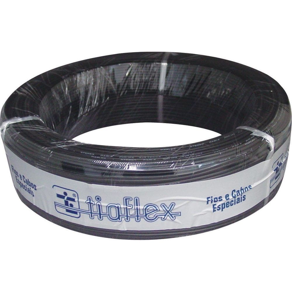 Cabo De Microfone Stereo 2X0,20Mm2 - 24 Awg