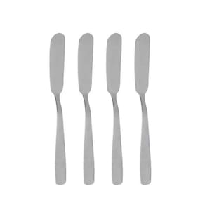 Jogo 4 Espátulas Inox Para Patê E Manteiga Hauskraft