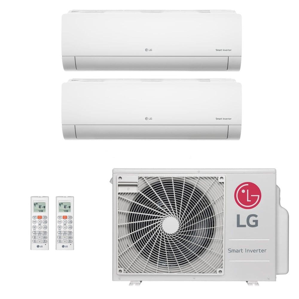 Ar Condicionado Multisplit Bi 14000 Btu(2x7000) Quente/frio - Inverter - LG - 220v - Amnw07gsja0 / A2uw18gfac