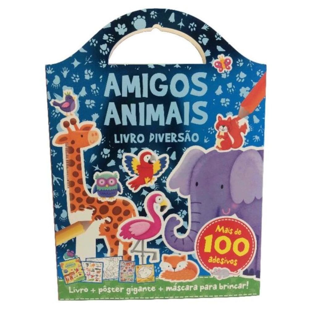 Livro Diversão Amigos Animais