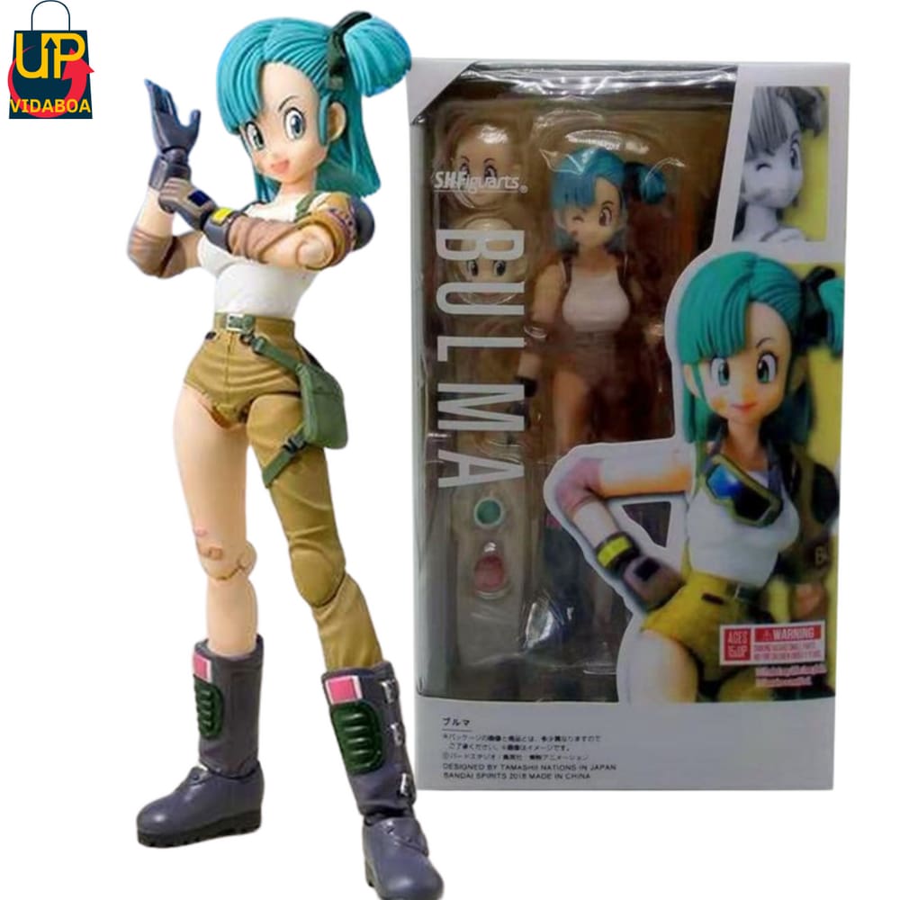 Boneco Articulado Dragon Ball - Bulma - Action Figure 14cm