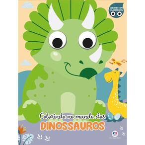 Colorindo no mundo dos dinossauros