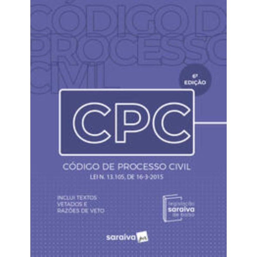 Codigo De Processo Civil Mini - Legislacao Saraiva
