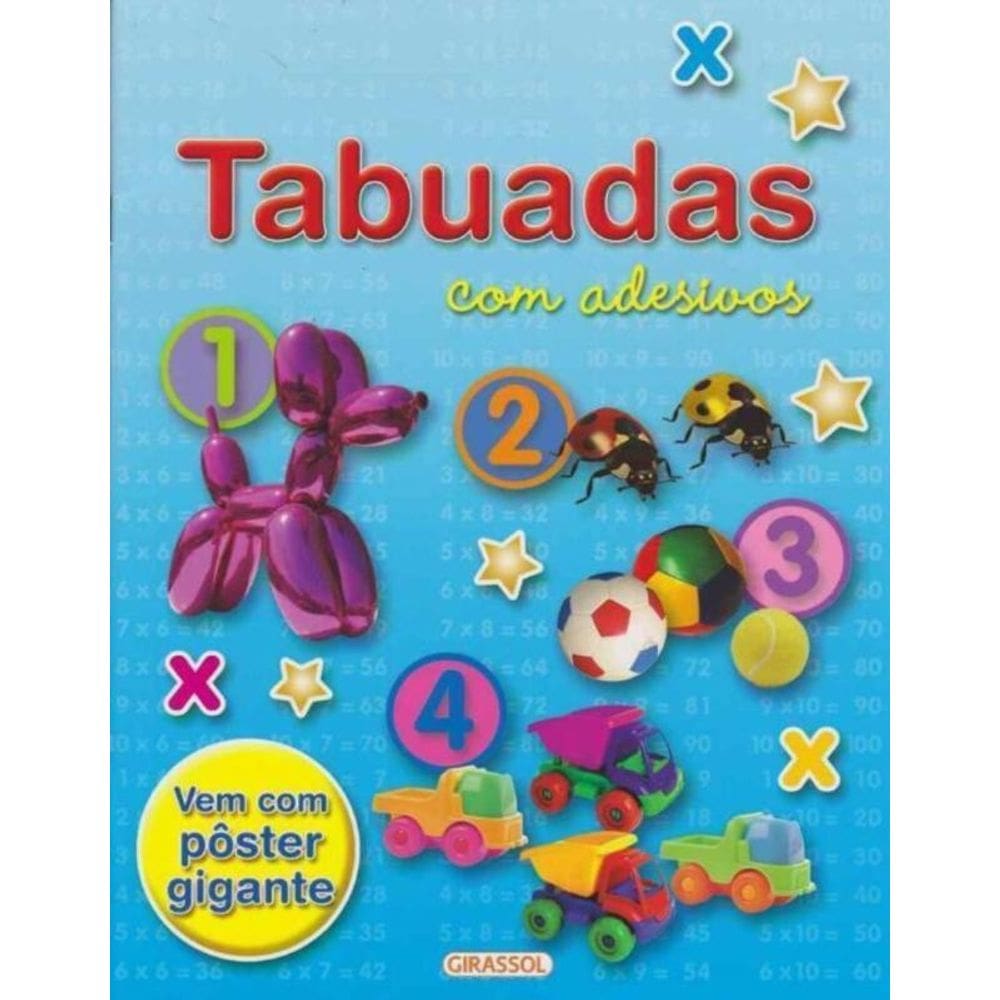 Tabuadas Com Adesivos