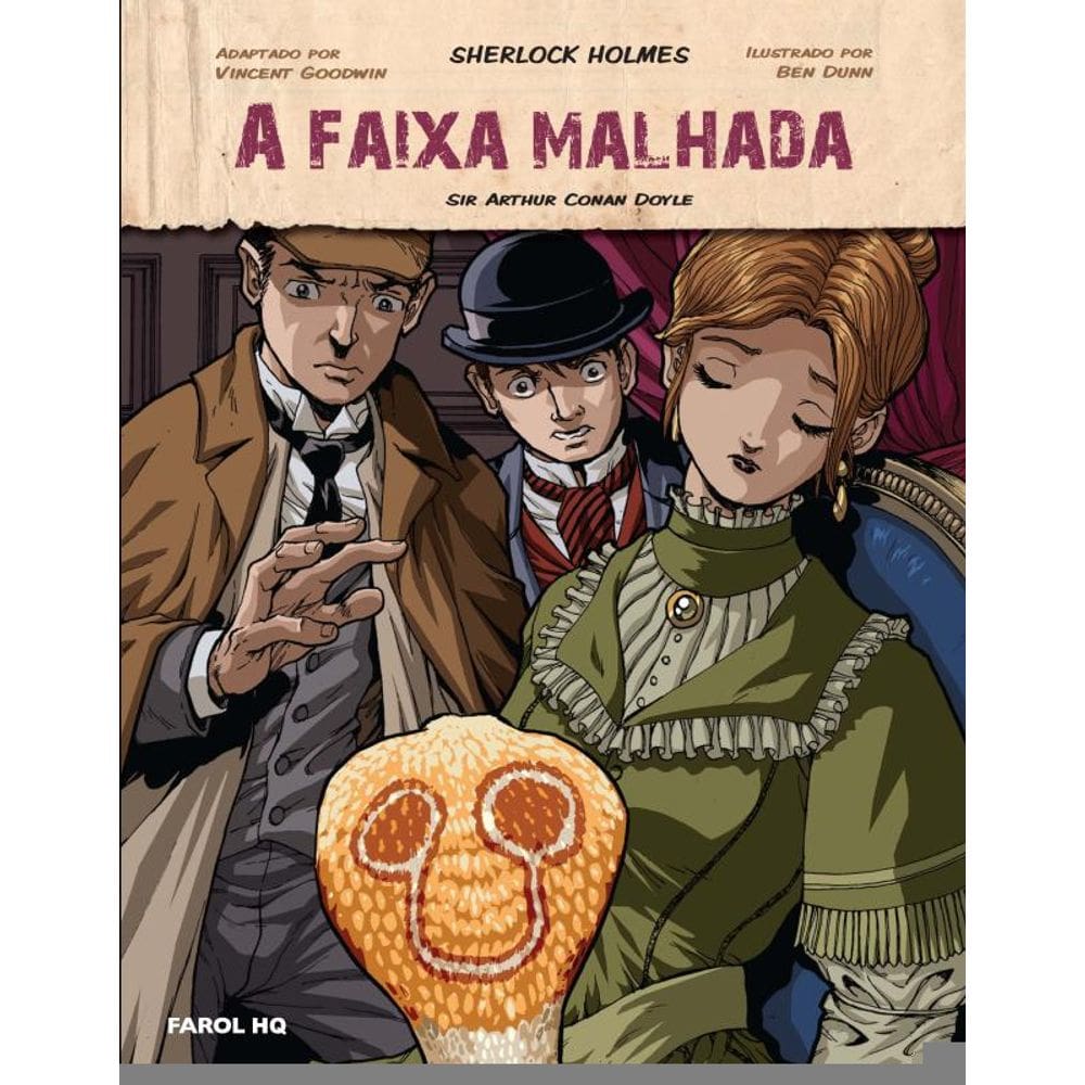 A faixa malhada em quadrinhos