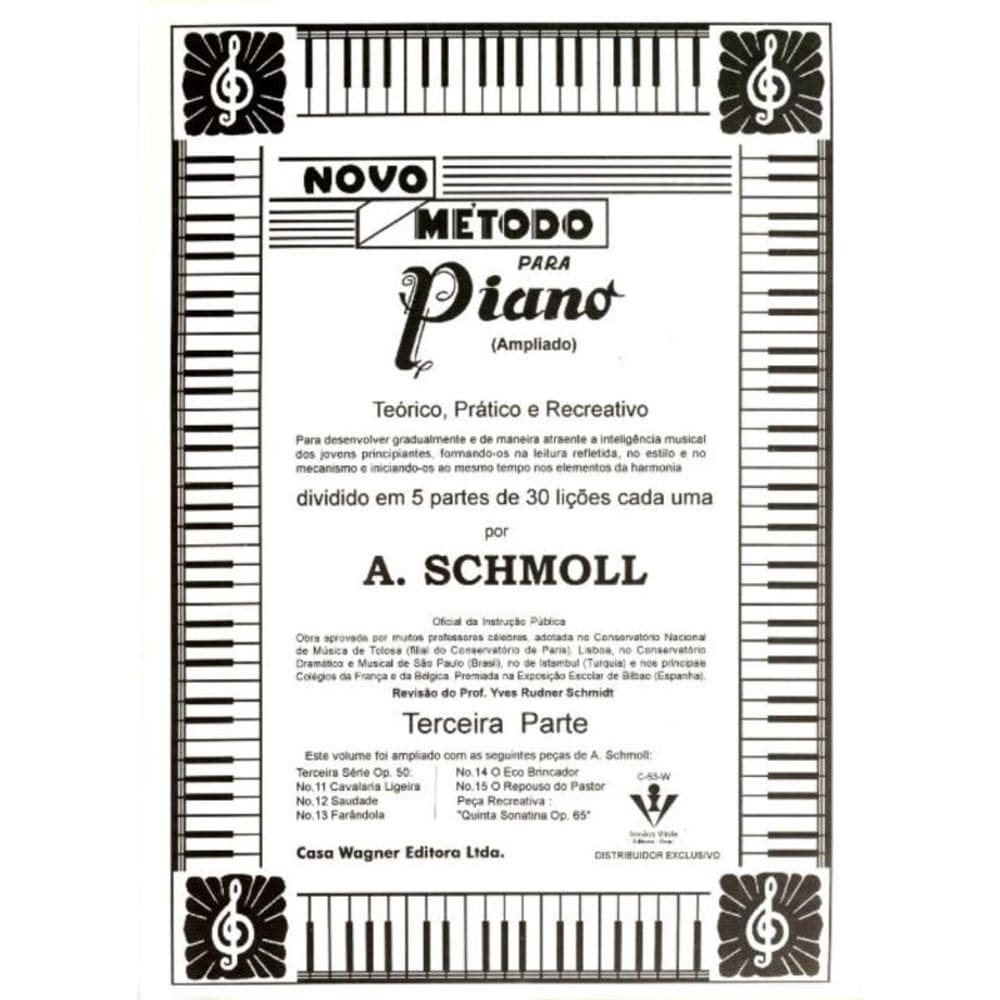 Novo Método Para Piano - 3ª Parte