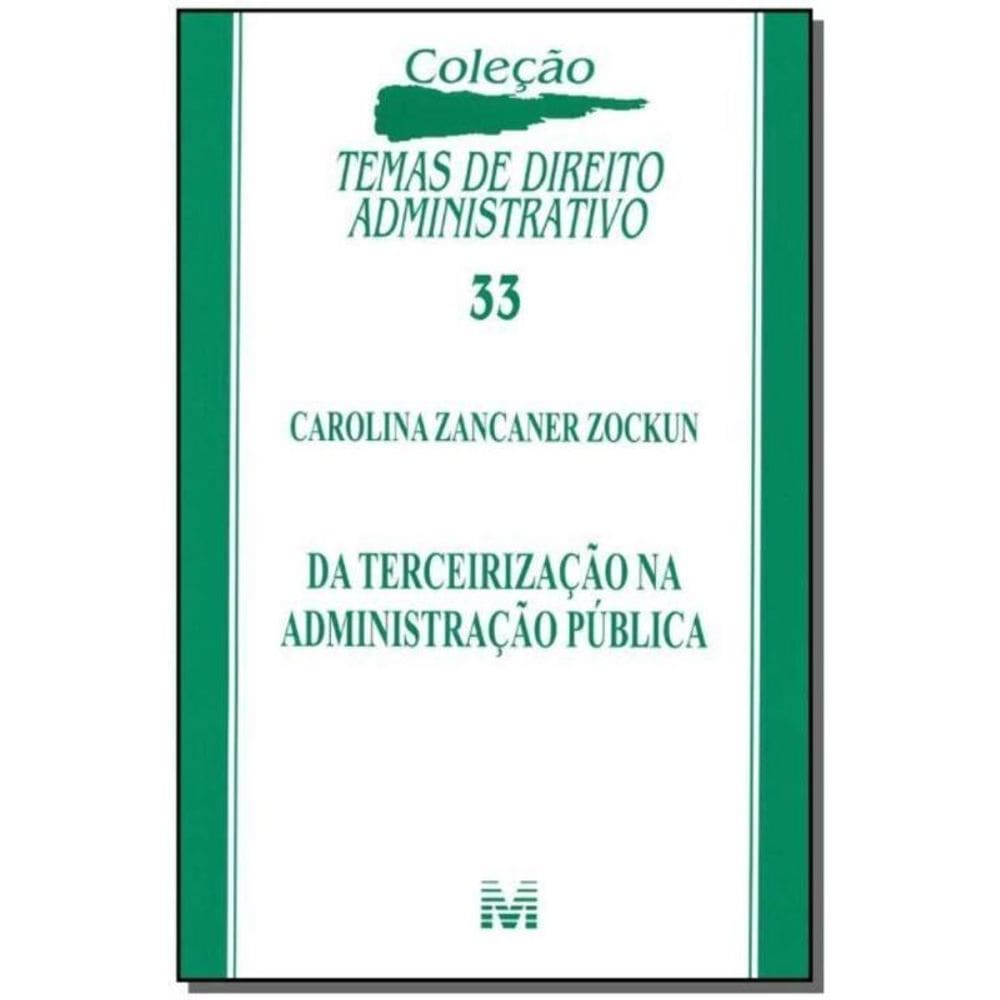 Da Terceirização na Administração Pública