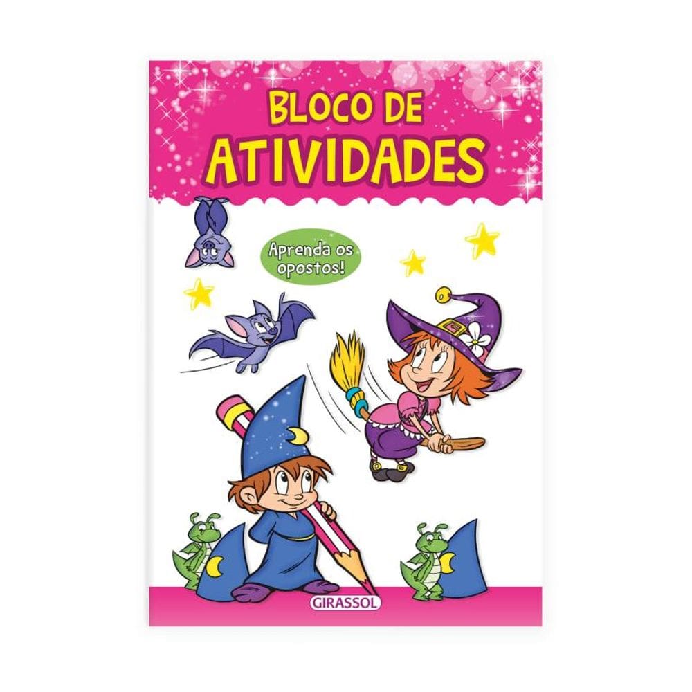 Bloco de Atividades: Aprenda os Opostos - Exercícios Divertidos e Educativos