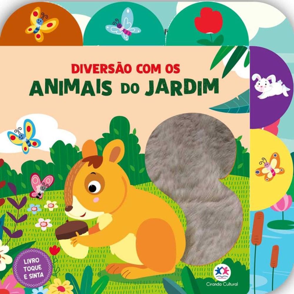 Diversão com os animais do jardim