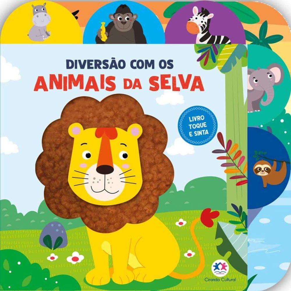 Diversão com os animais da selva