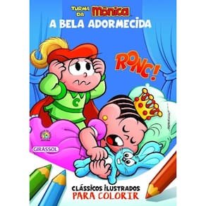 Turma Da Monica Classicos Ilustrados Para Colori03