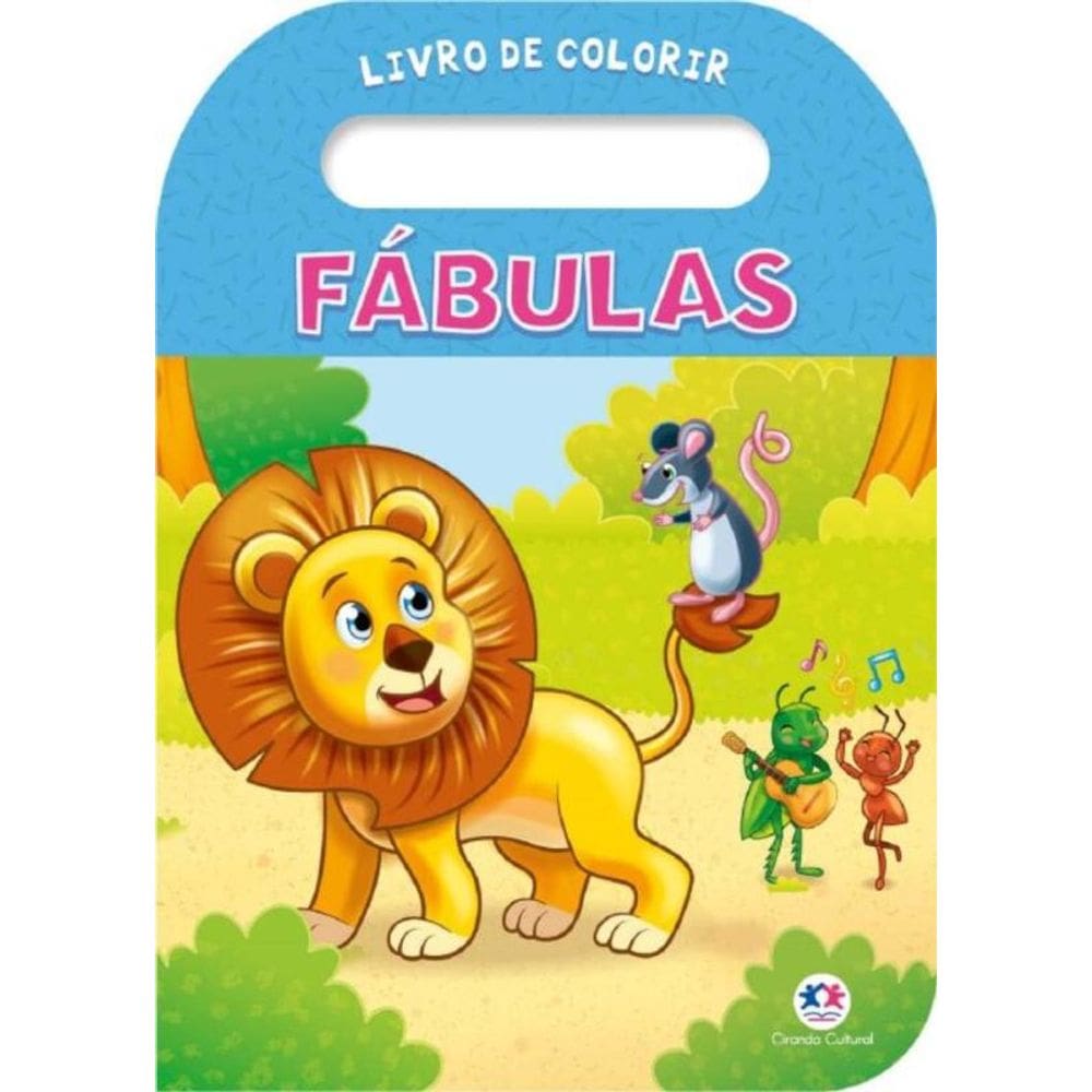 Fabulas - Livro De Colorir Com Alca