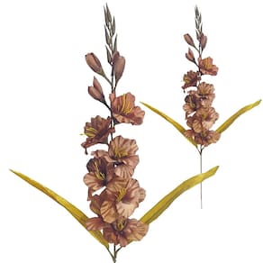 Haste Gladiolos X10 Flor Artificial Decorativa 84cm