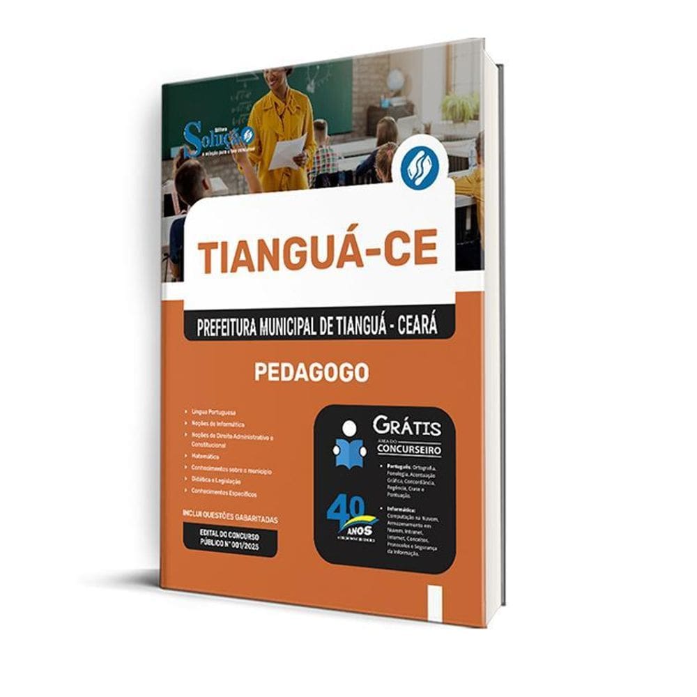 Apostila Prefeitura De Tianguá Ce 2025 - Pedagogo