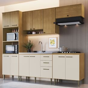 Cozinha Modulada 5 Peças com Tampo May Cadorin Móveis