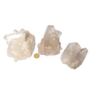 05 Drusa Cristal Natural Tam P 500g a 1kg 8 a 15cm Tipo B
