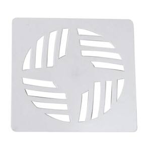 Grelha Quadrada 9,4 X 9,4CM em PVC Branco - Astra