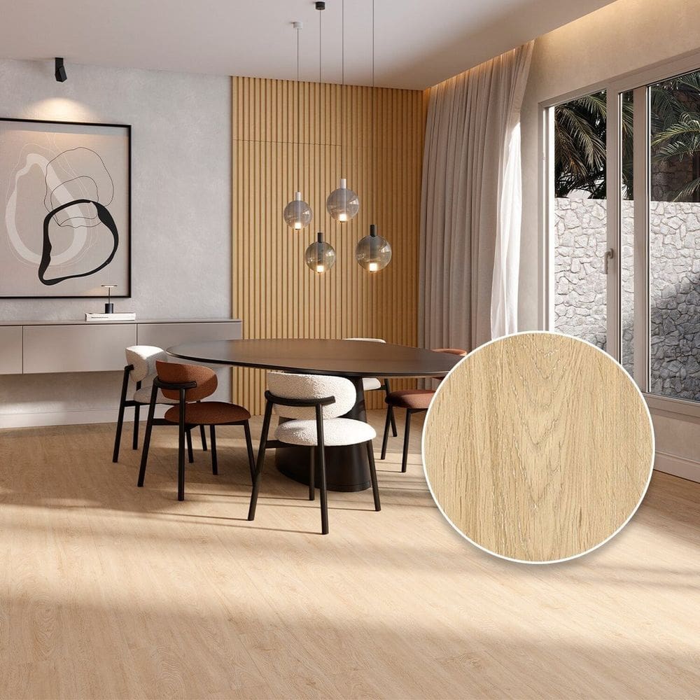 Piso Vinílico Colado 18cm x 2mm x 1,22m Pix Revestimentos caixa com 4,3354m² - caixa com 4,34m2 - Marrom