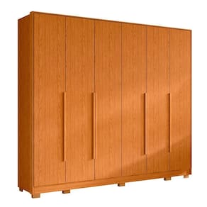 Guarda Roupa Fascínio 6 Portas Albatroz Cinamomo