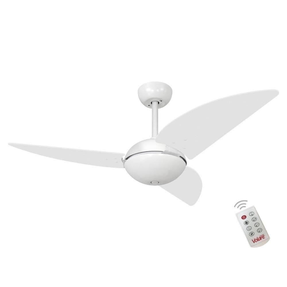 Ventilador Off Clear Branco 110V E Controle Remoto