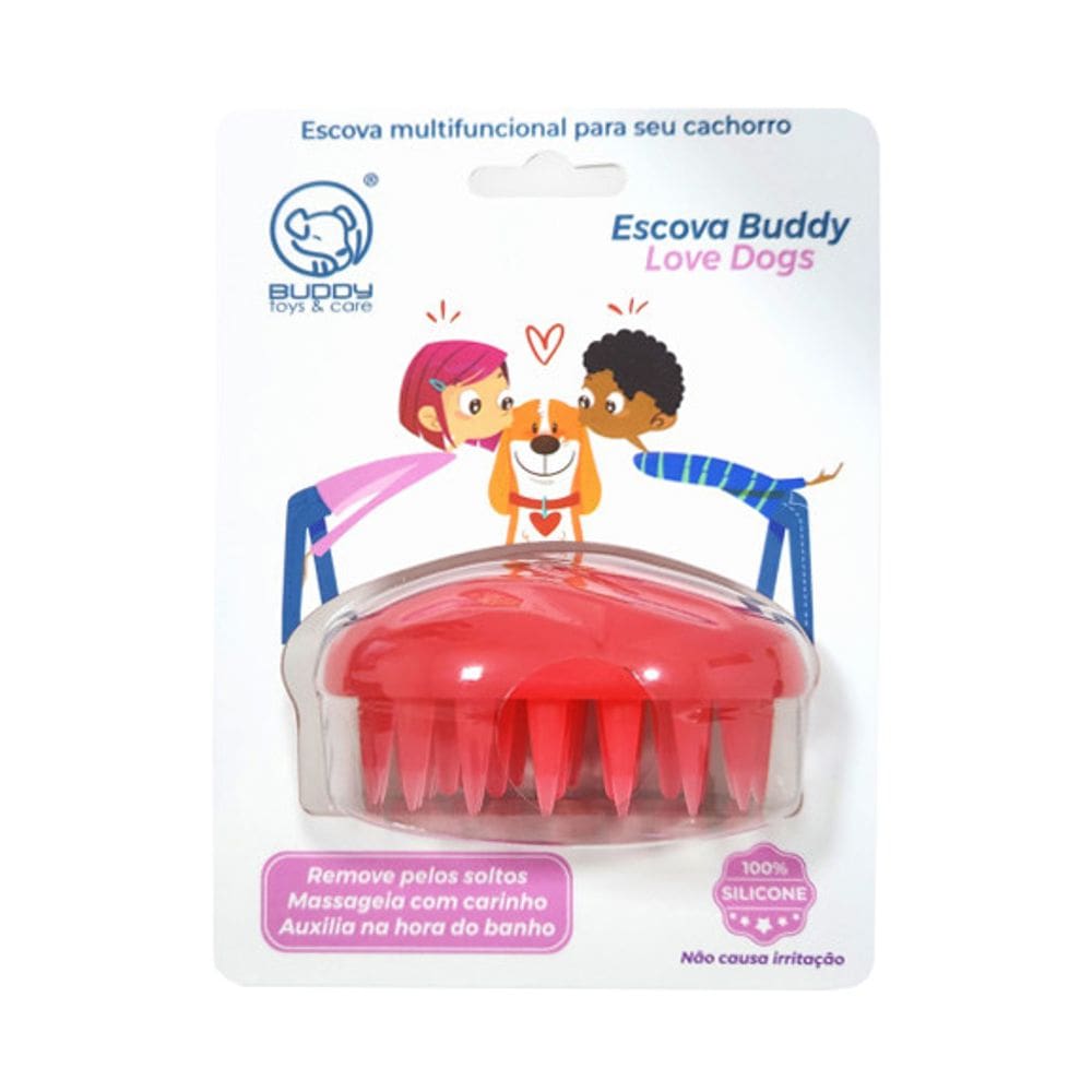 Escova Buddy Love Dogs Buddy Toys