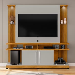 Estante Home para TV até 60 Polegadas LED 2 Portas York Bechara