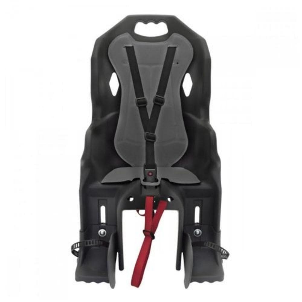 Cadeirinha Bike Polisport Dusky Cfs Bagageiro Preto Cinza
