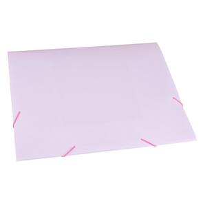 Pasta Escolar Dello com Aba 4cm Rosa