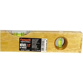 Nível de Madeira 12" 31cm Famastil