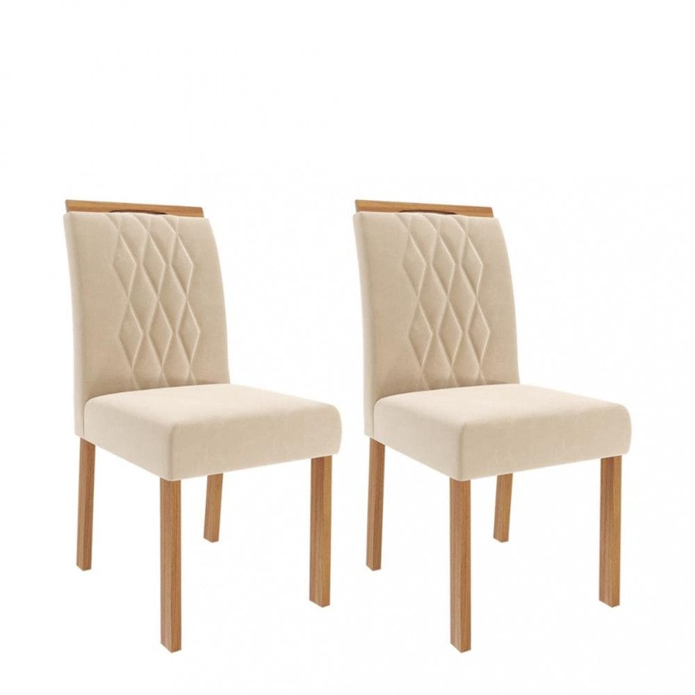 Conjunto 2 Cadeiras Juliana Wood Cimol