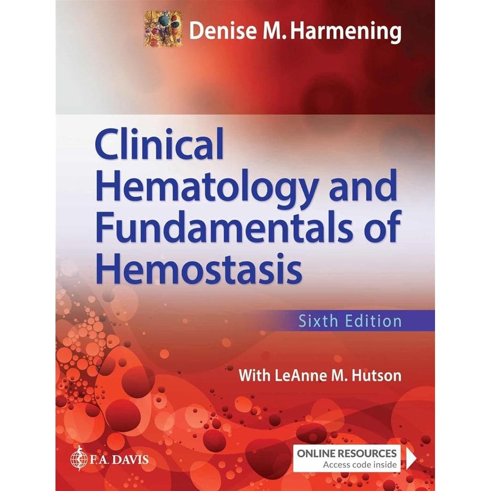 Clinical Hematology And Fundamentals Of Hemostasis
