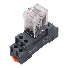 Relé de bobina de potência eletromagnética TWTADE YJ2N-LY 10A 220V