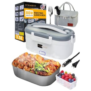 Lancheira elétrica FORABEST Premium Design 1.5L em aço inoxidável