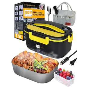 Lancheira elétrica FORABEST Premium Design 1.5L em aço inoxidável