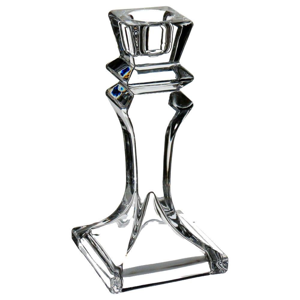 CASTIÇAL QUADRADO HOME&CO ECO CRYSTAL 15x8x8cm TRANSPARENTE PORTA VELA
