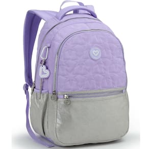 Mochila Costas 18 Color Up Passeio Escolar Viagem - Lilás
