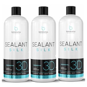 Kit 03 Selagem Sealant Silk 3D Borabella 1L