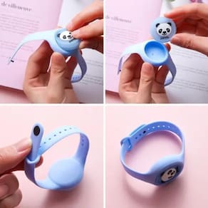 Pulseira Relógio Repelente Mosquito Pernilongo Infantil Led