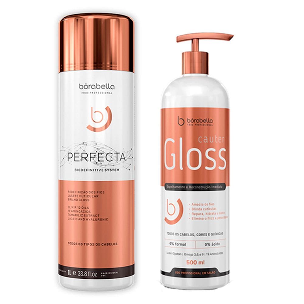 Kit Perfecta Biodefinitive 1L e Cauter Gloss 500ml Borabella