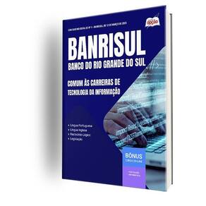 Apostila Banrisul 2025 Comum Às Carreiras Tecnologia Da