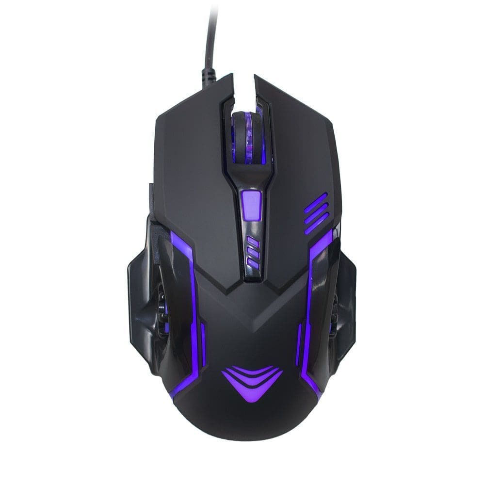 Mouse Gamer Evus MO-08 2400DPI Darkmaster USB Preto