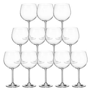 Taça para Gin e Vinho de Cristal 570ml 12 Unidades