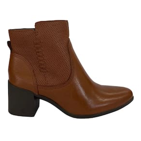 Bota Bottero 346916 Feminino Conhaque em couro conforto e qualidade