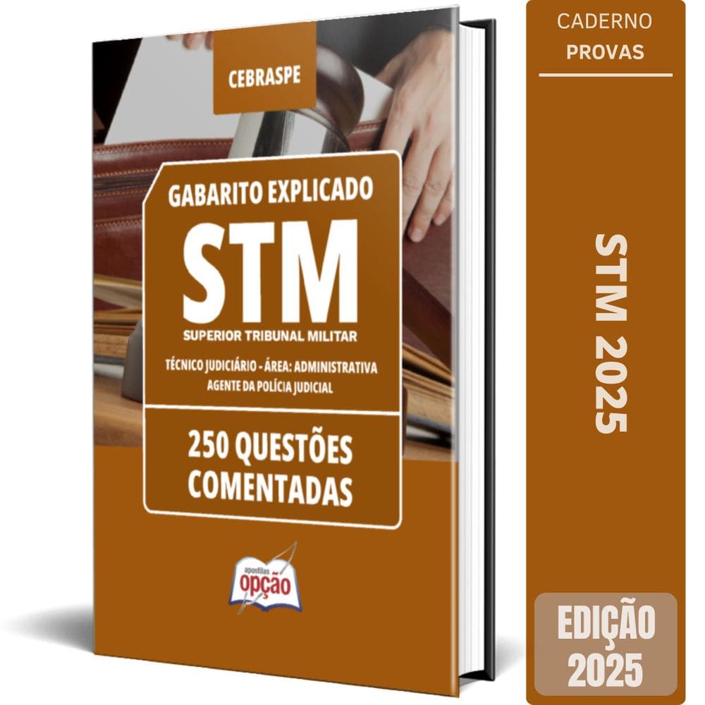 Caderno Stm 2025 Técnico Judiciário Área: Administrativa
