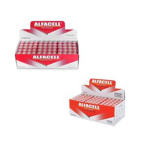 Pilha Pequena Alfacell AA 1,5V Kit com 30 Unidades